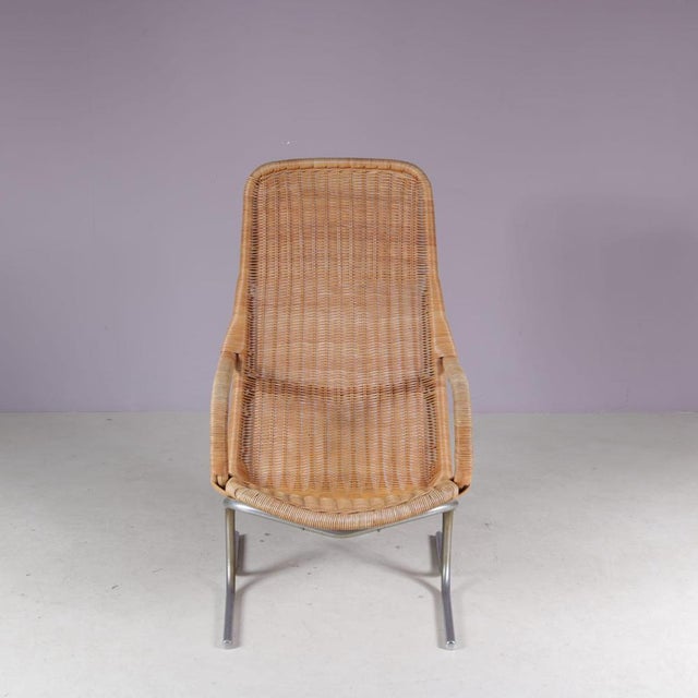 Light Yellow Model 514C Easy Chair by Dirk van Sliedregt for Gebr. Jonkers Noordwolde, Netherlands For Sale - Image 8 of 10