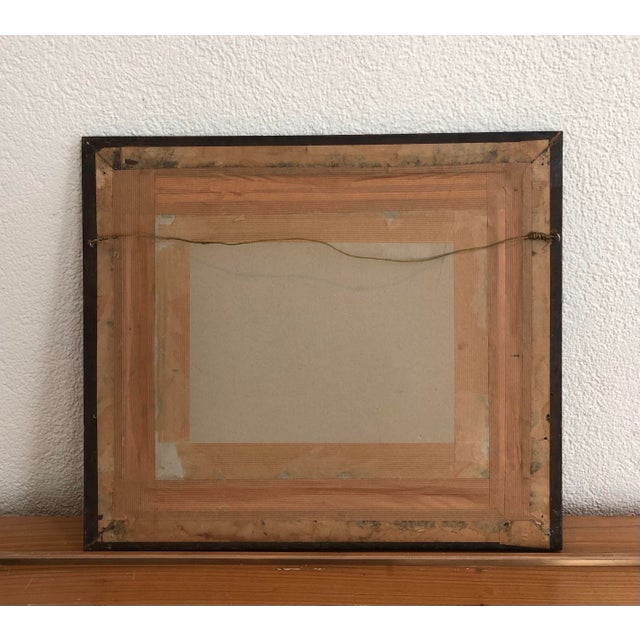 C. Démolis, Toits enneigés, 1945, Oil on Cardboard, Framed For Sale - Image 8 of 10