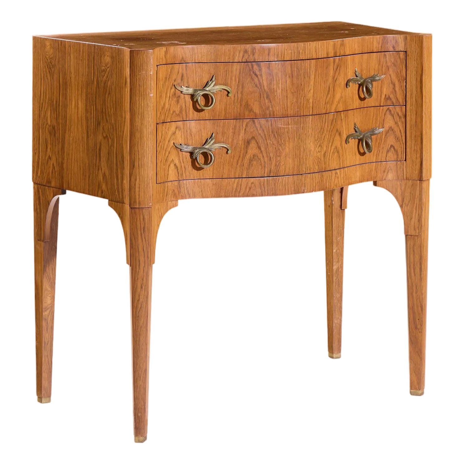 Edward Wormley for Dunbar Mid Century Rosewood and Brass Commode ...