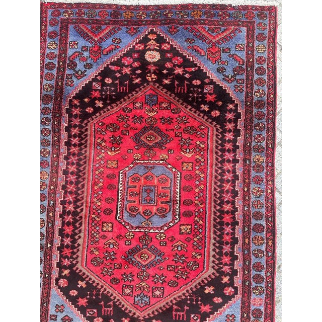 Vintage Hamadan Rug, 1950s For Sale - Image 4 of 18