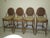 1990s Tommy Bahama Style Barstool Not Swivel Palm Fabric Upholstered Seats- Set of 4 For Sale In Naples, FL - Image 6 of 12