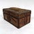 Wood Antique Tramp Art Box Personalized by the Artist For Sale - Image 7 of 12