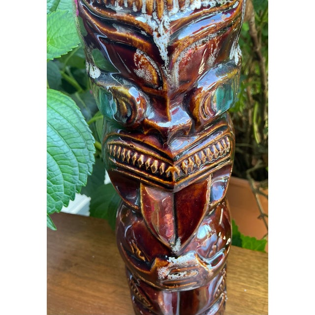 An exceptional piece of mid-century vintage barware, this authentic ceramic Ti-Toki Liqueur decanter was handmade in...