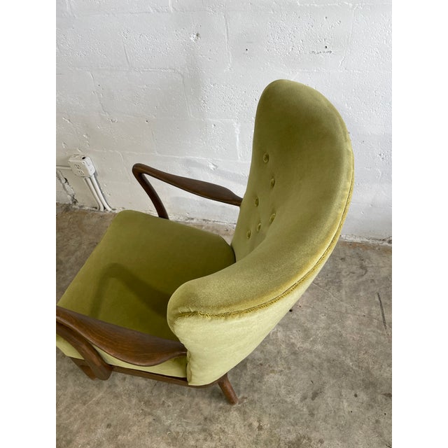 1950s Scandinavian Modern Alfred Christensen Lounge Chair For Sale - Image 5 of 10