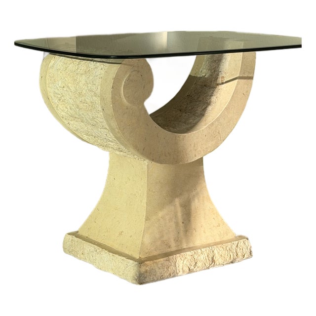 Vintage 1980s Postmodern End Table For Sale