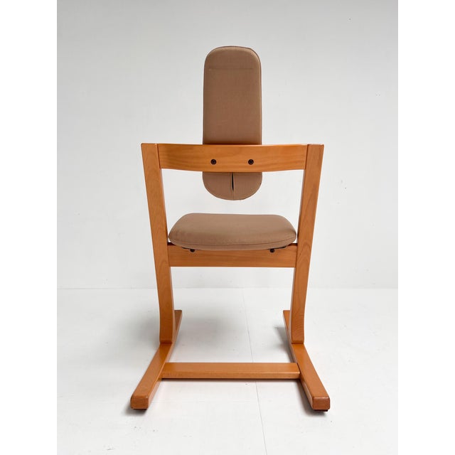 Wood Stokke Pendulum Balance Chair by Peter Opsvik, 1980s For Sale - Image 7 of 14