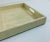 Modern Made Goods Modern Large Ivory Faux Shagreen Emery Tray For Sale - Image 3 of 4