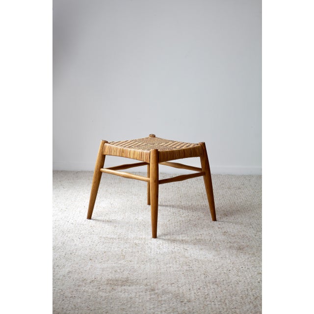 Wood Set of Armchair and Footrest For Sale - Image 7 of 10