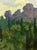 Impressionist 1970s Oil Painting Near the Cottage For Sale - Image 3 of 5