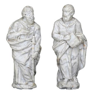 Antique Figurative Sculptures, 1500s, Set of 2 For Sale