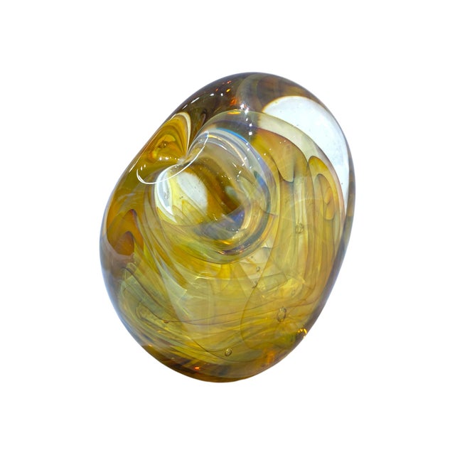 Late 20th Century Sylvia Vigiletti (1933-2020) Studio Glass Paperweight, Corning Museum of Glass, Detroit Institute of Art For Sale - Image 5 of 14