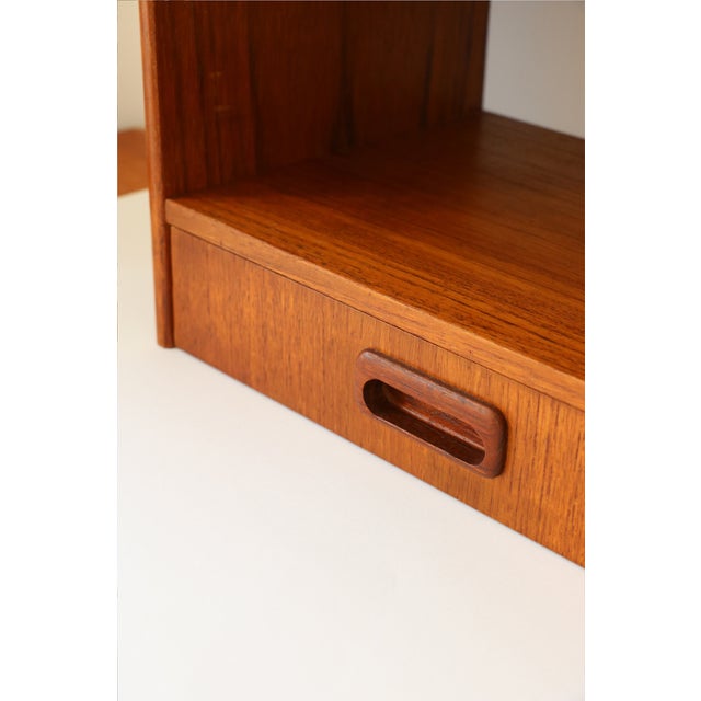 Scandinavian Wall-Mounted Bedside Table with Drawer, 1960s For Sale - Image 4 of 12