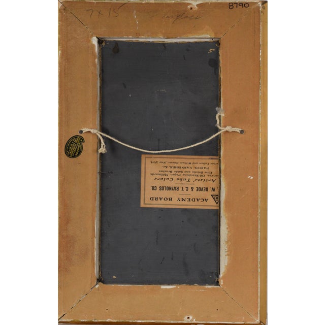 Late 19th Century Athenian Woman Carrying a Water Jar in a White Dress by 19th Century American School For Sale - Image 5 of 5