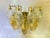 Gold Italian Polygon Sconces in Murano Glass, Set of 2 For Sale - Image 8 of 9