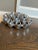 Contemporary Vintage 1980s Brutalist Metal Flower Bud Vase For Sale - Image 3 of 6