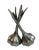 Vintage Silver Plate Garlic Bulb Salt & Pepper Shakers – A Pair For Sale - Image 4 of 9