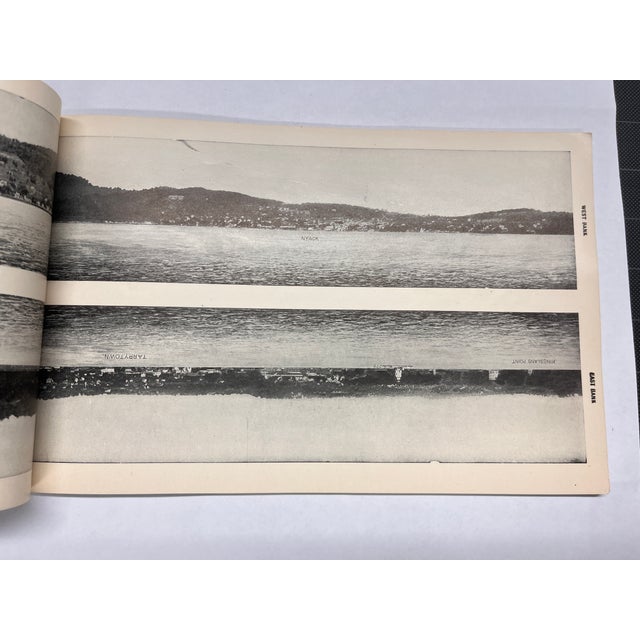 Blue 1906 Panorama of the Hudson Book For Sale - Image 8 of 14