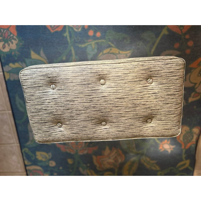 1960s Mid-Century Modern Vanity Seat For Sale - Image 6 of 11