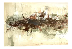 Zao Wou-ki - Original Lithograph - Abstract Composition 1962