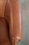 Sheepskin 2-Seater Sofa with Warm Cognac Brown Color Scheme and Finish with Black Piping For Sale - Image 8 of 15