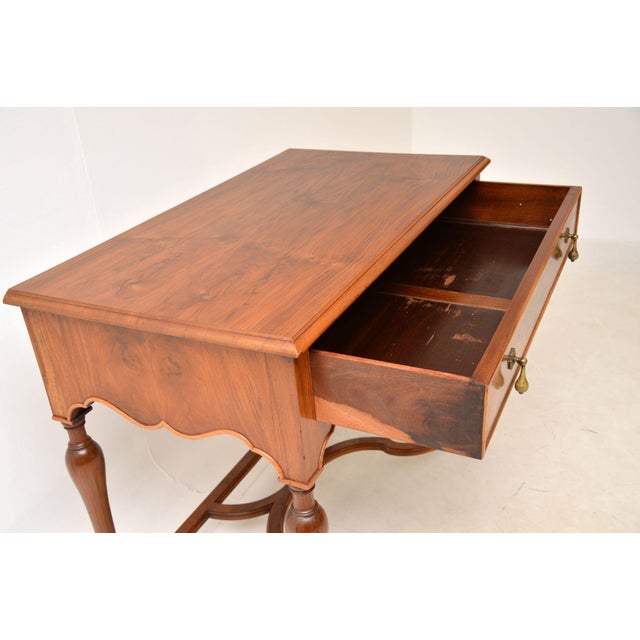 Vintage Walnut Side Table, 1930s For Sale - Image 9 of 11