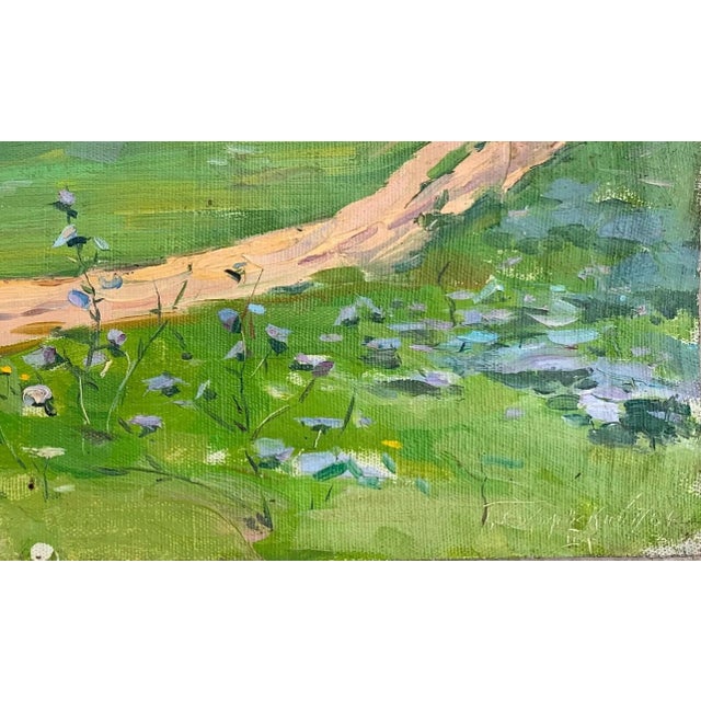 Forest Landscape Oil Painting, Ukrainian Soviet Art, 1964 For Sale - Image 6 of 6