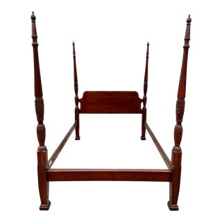 Vintage Cherry Queen Four Poster Rice Bed For Sale