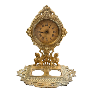 Antique Ansonia “Parlor Ink No. 3” Calendar Desk Clock