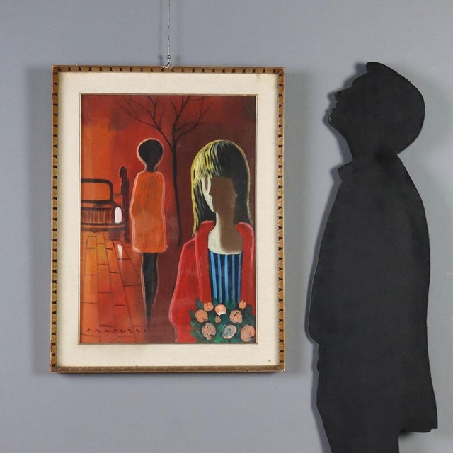 Oil on canvas. Signed lower left. On the back is a further signature, a declaration of authenticity by the artist, and a...