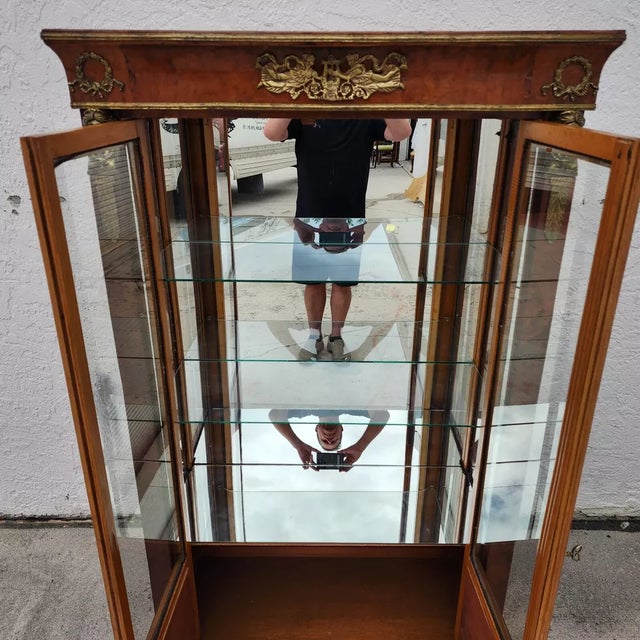 Louis XV Display Case Vitrine For Sale - Image 12 of 12