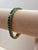 27 Carat Natural Emerald Tennis Bracelet, 14 Karat Yellow Gold, 21gm, 7.25 Inch For Sale - Image 4 of 8