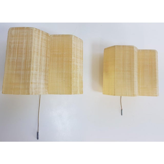 Molecular Double Light Honeycomb Flush Mounts in Fiberglass, 1950s, Set of 2 For Sale - Image 13 of 18