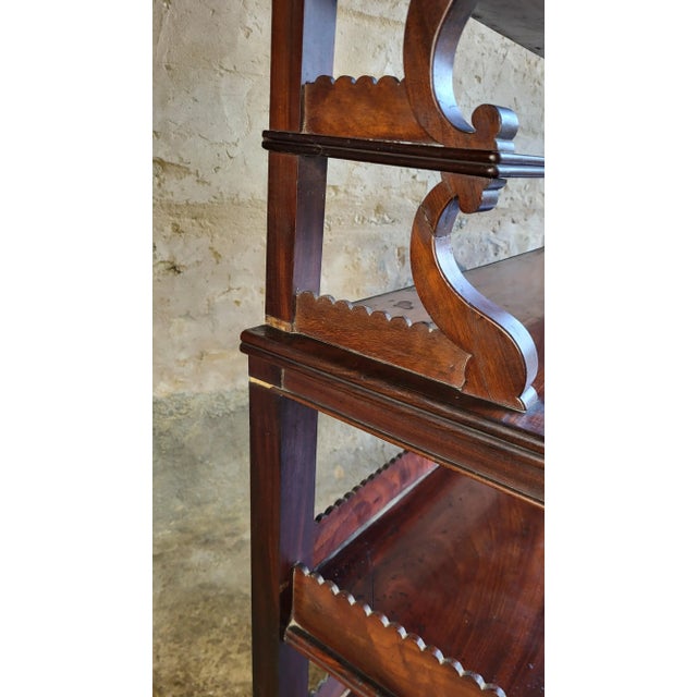 Console / Wall Shelf in Mahogany, 19th Century For Sale - Image 11 of 12