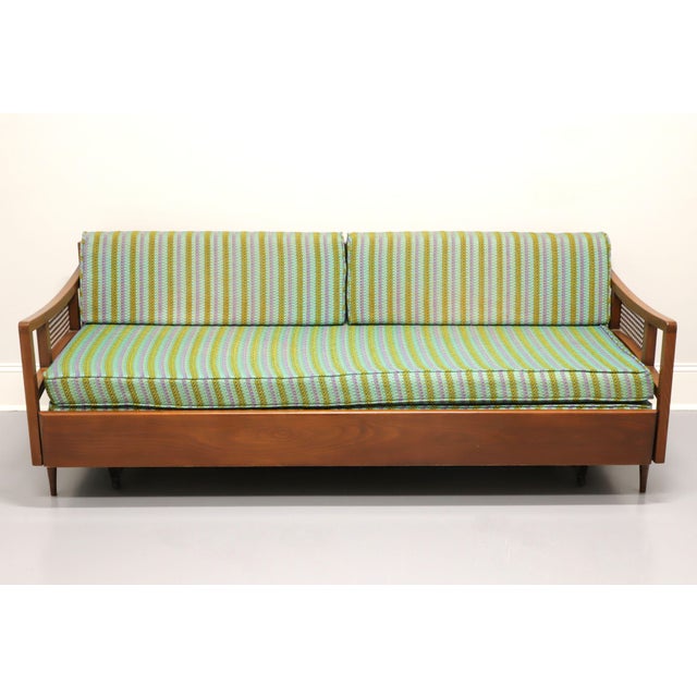 Mid Century Sleeper Sofa Vintage Mid century vintage pieff faux brown