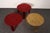 Set of three contemporary 'T' side tables designed by Patricia Urquiola for Kartell (ca. 2006, Italy). Composed of batch...
