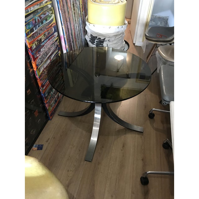 Metal Vintage Side Table by Osvaldo Borsani, 1960s For Sale - Image 7 of 7
