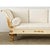 Early 19th Century Swedish Empire Circa 1820 Painted Parcel Gilt Settee For Sale - Image 5 of 12