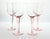 1980s Vintage Set of 4 Blush Pink Blown Large Wine or Water Glasses 9 1/2” 22oz Excellent condition. No chips, cracks, or...
