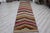 Pastel Coloured Vintage Anatolian Kilim Rug Runner - 40"x149" For Sale - Image 12 of 12
