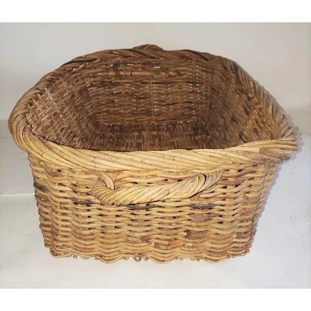 Early 20th Century 19th Century Large French Bread Basket From a Bakery For Sale - Image 5 of 6
