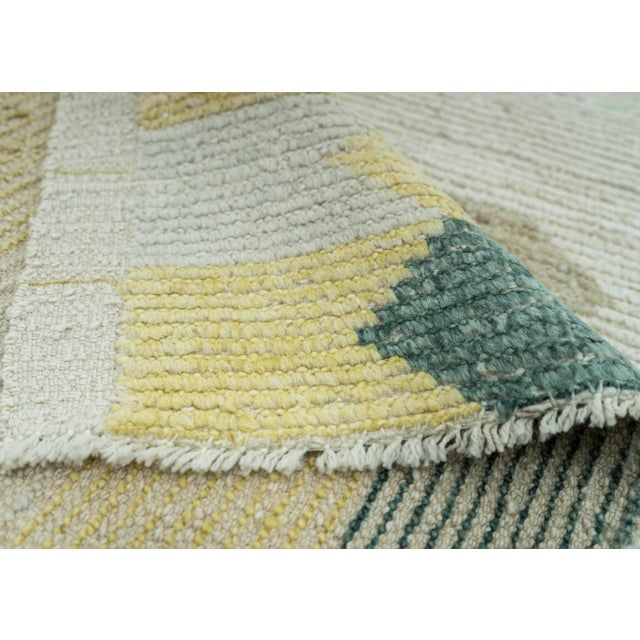 Turkish Tulu Handmade Rug 3'4" x 4'11" #20515 For Sale In Houston - Image 6 of 8