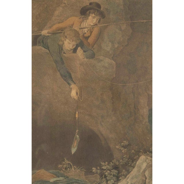 Textile Schall P and Descourtis, 1800s, Watercolors, Set of 2 For Sale - Image 7 of 13