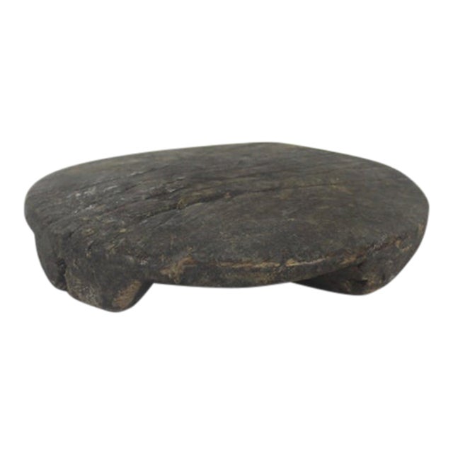 Vintage Primitive Rustic Chapati Wood Board Riser For Sale