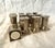 Godinger Architectural Column Mini Silver Salt & Pepper Shakers. Perfect for the Holidays Silver plate, 6 sets 1in x 1in...