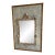 Beautiful 19th C Antique Italian Mirror on Painted Tuscan Panel For Sale