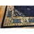 1900s Blue Classic Greek Key Swastika Anitque Chinese Peking Wool Room Size Rug For Sale - Image 9 of 10