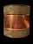 Copper Antique Copper & Repoussé Brass Victorian-Style Wastepaper Basket / Decorative Waste Bin For Sale - Image 8 of 10