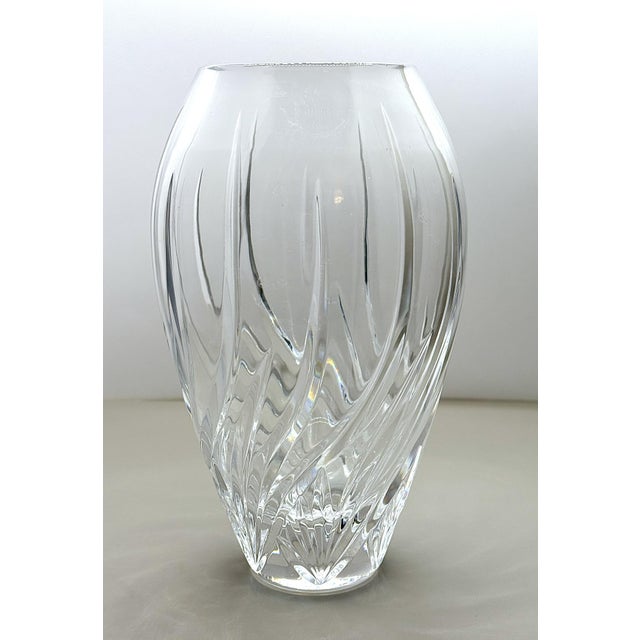 Waterford Marquis Crystal Cut Vase, in the Wyndmere Pattern. The Marquis by Waterford Wyndmere lead crystal vase is a...