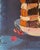 1990s Vintage Still Life Oil Painting: Cake & Cherries, Ukrainian Art 50-40 For Sale - Image 5 of 6