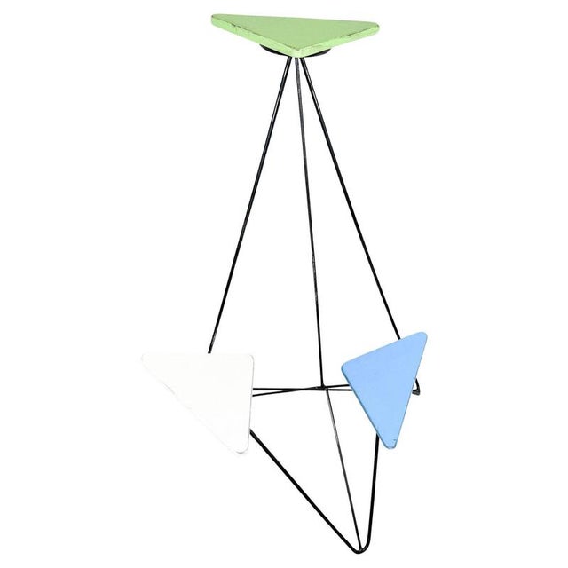 Wood Flower Stand, Former Czechoslovakia, 1960s For Sale - Image 7 of 7